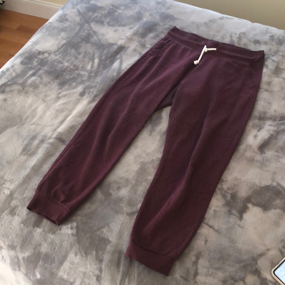 Divided - Maroon Jogger Sweatpants